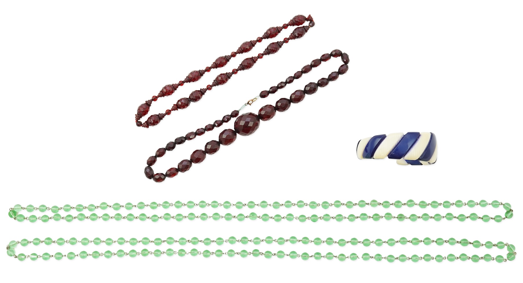 A collection of costume jewels, mid 20th century